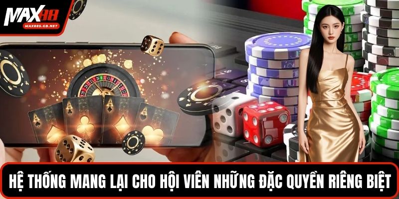 Hệ thống mang lại cho hội viên những đặc quyền riêng biệt